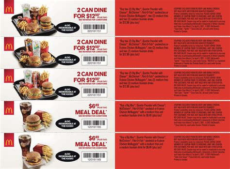 Mcdonalds Canada Coupons Yt Valid From March 2 To April 5