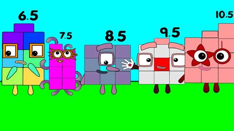 Numberblocks Band Halves 65 To 105 And Film D Doesnt Like Her Past