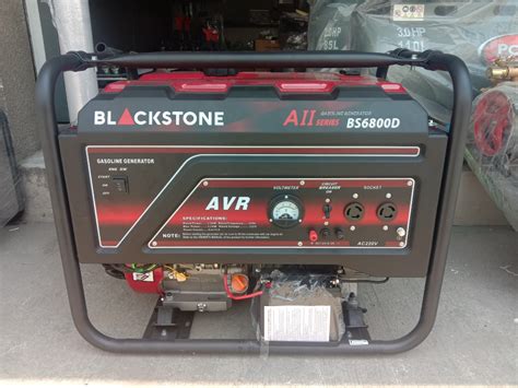 Blackstone Gasoline Generator Push Button Start Kva Commercial Industrial Construction