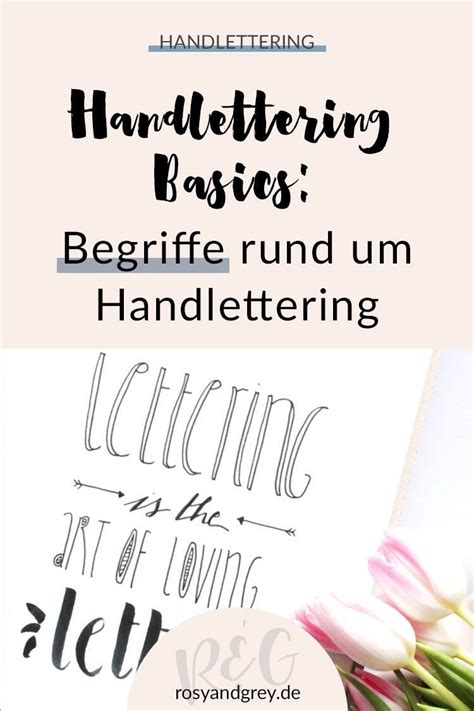 Wir beginnen mit einfachen schriftarten, um einige grundlagen aber auch verschiedene schriftarten zu. Handlettering lernen: Richtig starten - Rosy & Grey ...