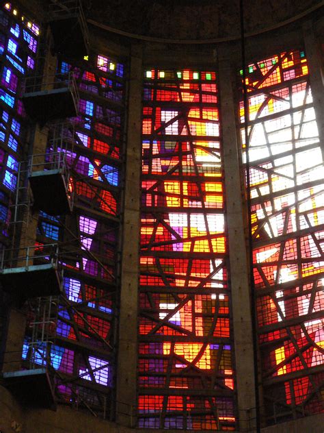 Liverpool's roman catholic cathedral is a work built in the cheery postwar belief that religion could be made both modern and nice. stained glass | Liverpool cathedral, Stained glass, Cathedral