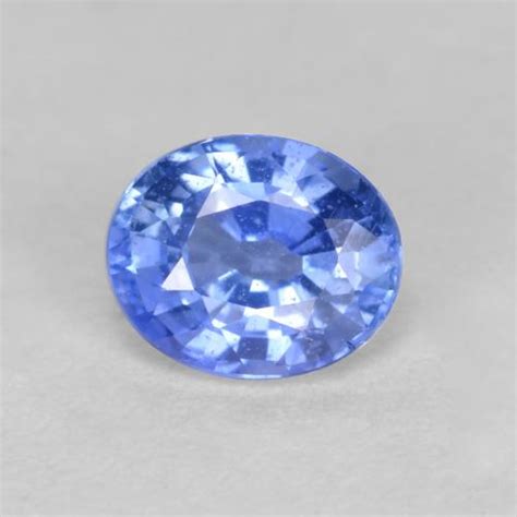 Loose 045 Ct Oval Blue Sapphire Gemstone For Sale 49 X 41 Mm