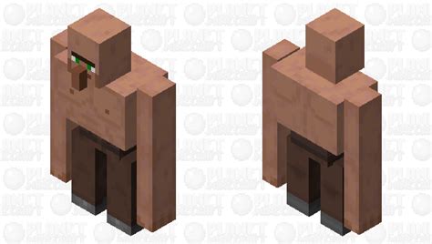 Ripped Villager Iron Golem Minecraft Mob Skin