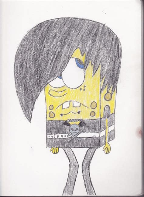 Emo Spongebob By Kaylalyn On Deviantart