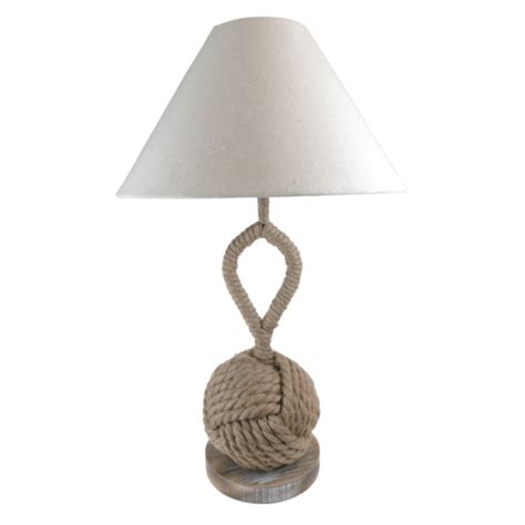 Nautical Roped Knot Lamp Dorset Ts