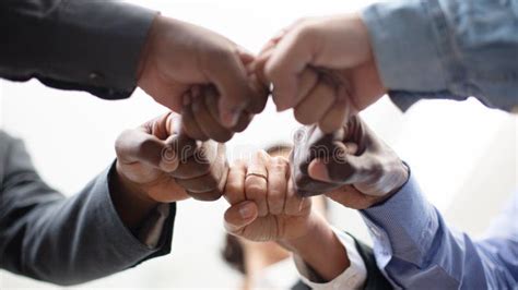 Hands Join Together Stock Image Image Of Fist Achievement 239196055