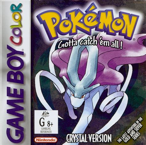 Pokémon Crystal Version 2000 Box Cover Art Mobygames