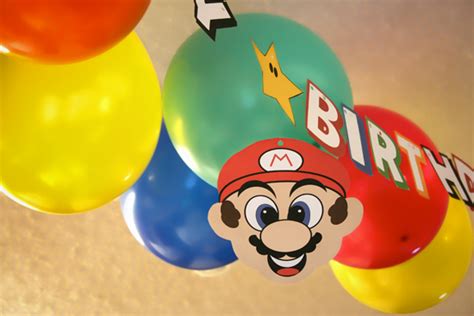 Redfly Creations Mario Birthday Party With Free Printables