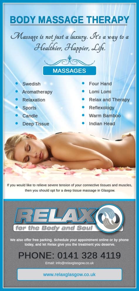 things to consider when choosing professionals for massage in glasgow relax is an experienced
