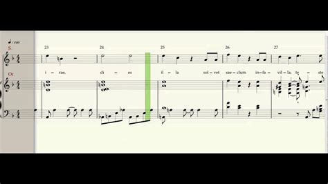 Mozart Requiem 3 Dies Irae Soprano Part Youtube
