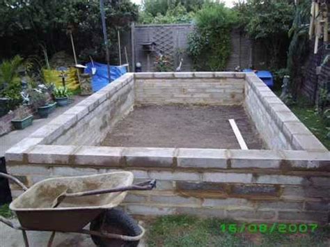 Here's a video of us building a pond for a client: building a pond 2007 - YouTube