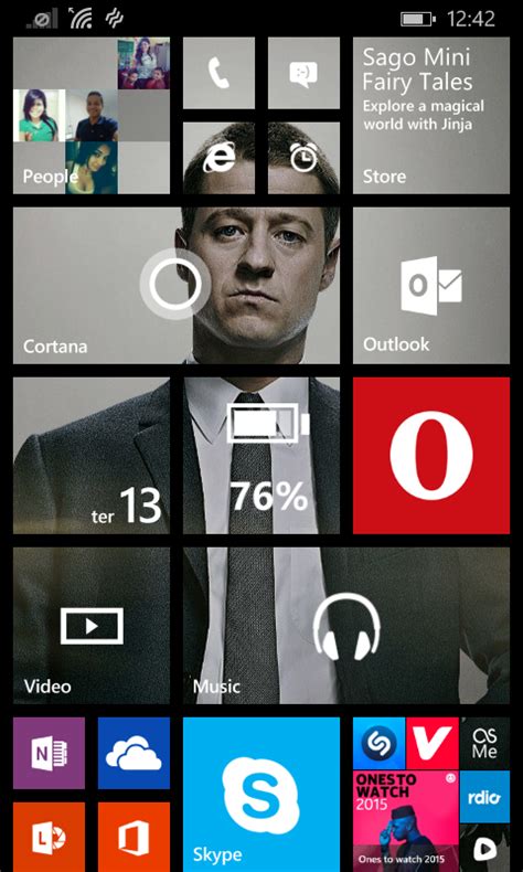 James Gordon Gotham Windows Phone 81 Start Screen