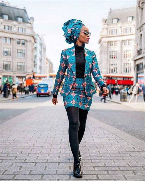 Ankara Skirts And Blazer Suit Set African Suit Set For Women African Print Two Piece Set