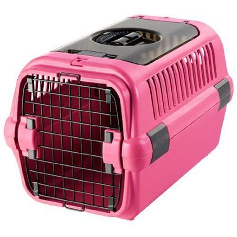 Richell Double Door Pet Carrier Bag Case M Pink Travel Dog From Japan