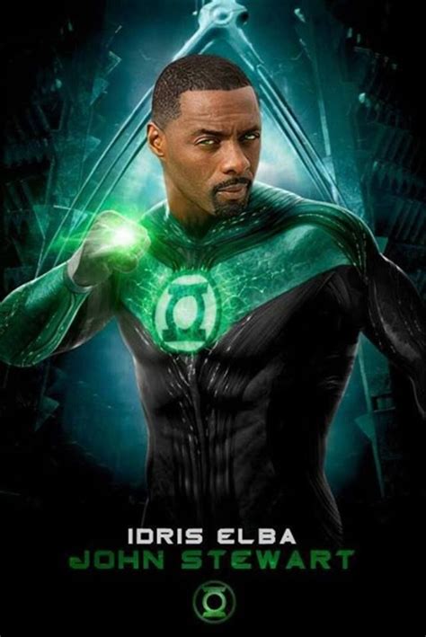 Idris Elba As Green Lanternjohn Stewart Green Lantern Movie Green