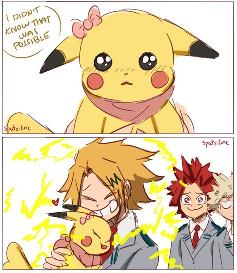 Denki Kaminari With Pikachu