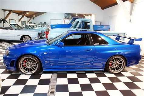 Paul Walkers Fast And Furious R34 Nissan Skyline Gt R Side