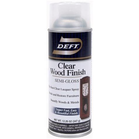 Clear gloss varnish 180ml wood indoor outdoor paint water proof quality finish. Buy the Deft 01113-SG Wood Finish, Clear Semi-Gloss ~ 13 ...