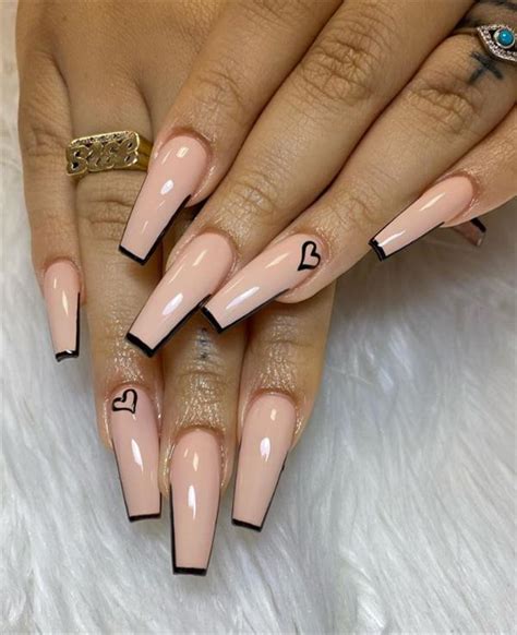 Hottest Acrylic Coffin Nails Design For Spring Long Nails Fashionsum