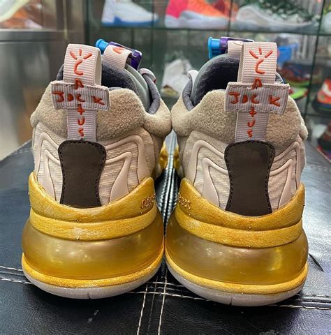 Dokładne Zdjęcia Butów Travis Scott X Nike Air Max 270 React