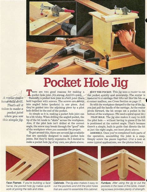 Router Pocket Hole Jig • Woodarchivist