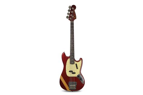 1970 Fender Mustang Bass In Competition Red Guitar Hunter
