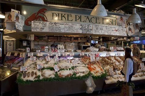 Pike Place Fish Market In Seattle Washington Silly America