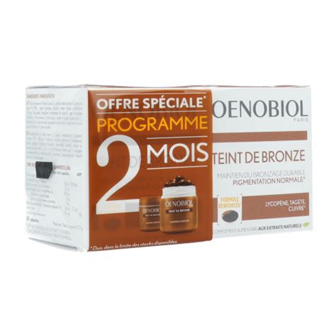 Oenobiol Teint De Bronze Duo 2 X 30 Gélules Promo Pharmamarket