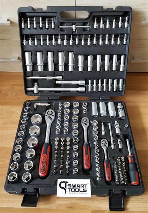 An Assortment Of Tools In A Tool Box