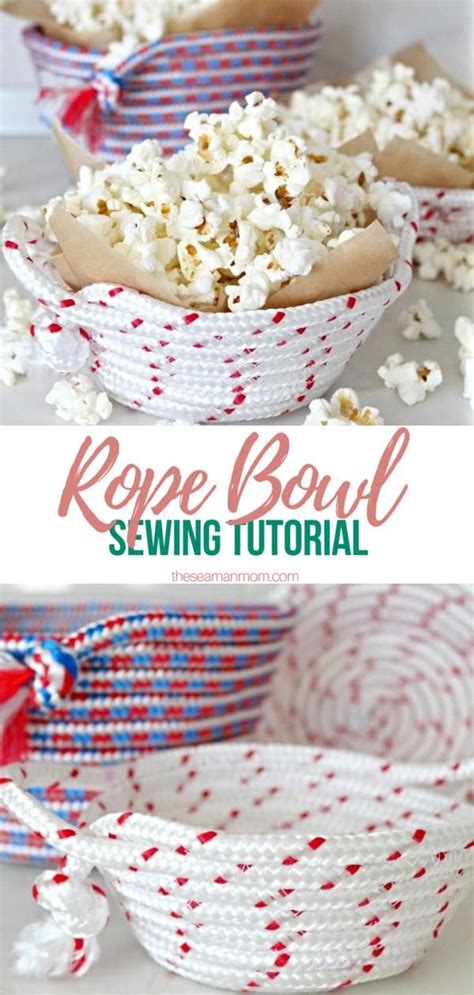 Turn The Humble Rope Into A Beautiful Handy Rope Bowl This Easy And