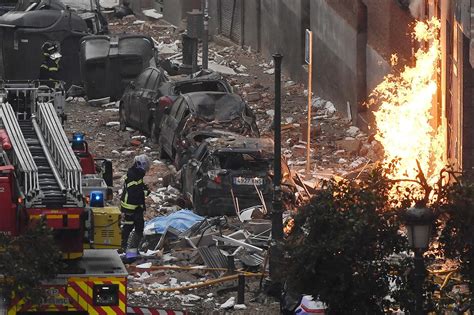 Three Dead As Gas Blast Rips Through Madrid Building World News