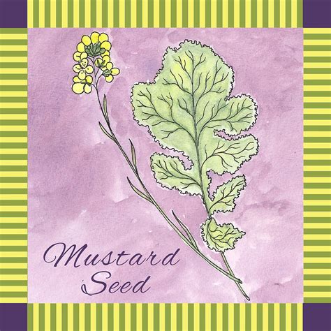 Mustard Seed Painting By Christy Beckwith