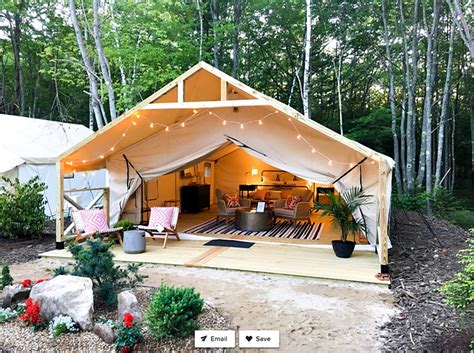 Glamping tents overlooking lake travis and the texas hill country in marble falls, tx., just outside of austin. Get a Glimpse Inside a Glamping Tent! - Town & Country Living