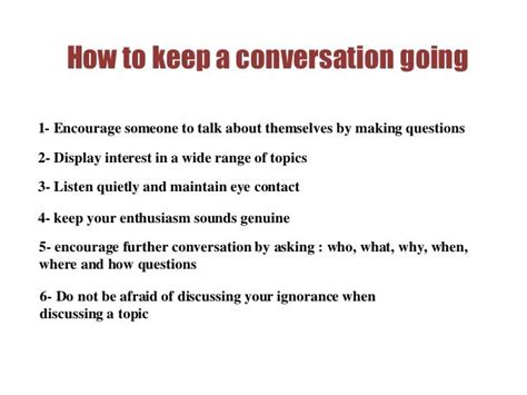 How To Keep A Conversation Going Examples 20 Topics To Talk About