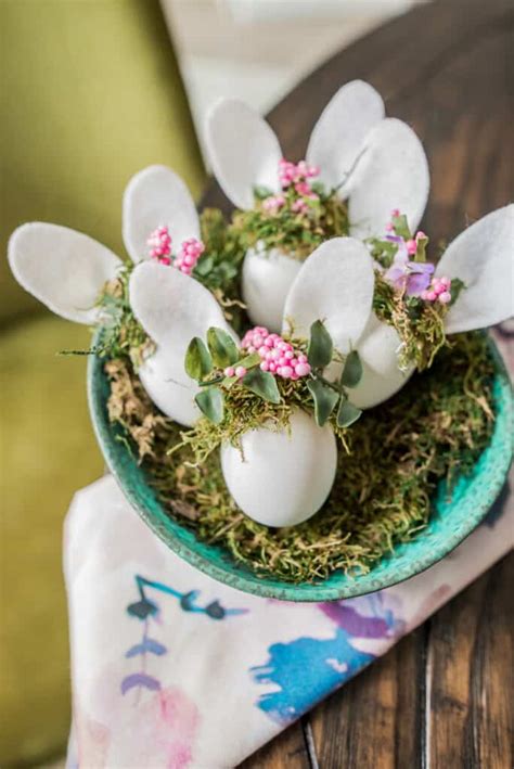 Easter Crafts Vintage Flowers Easter Eggs