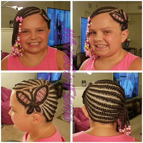 Pin By Genedra Tuck On Hairstyles Kid Braid Styles