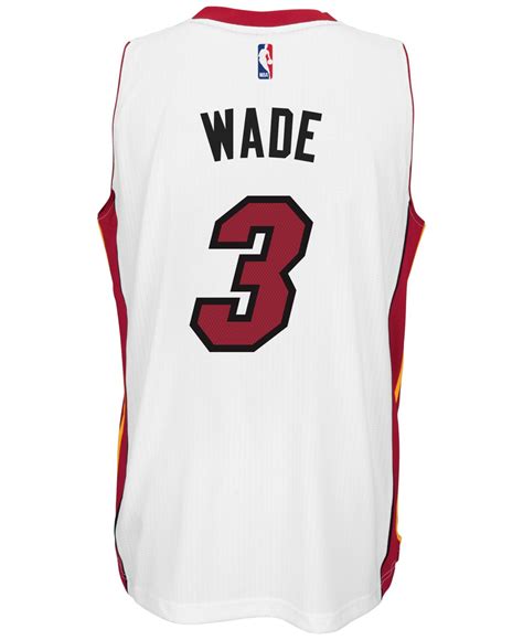 Adidas Mens Dwyane Wade Miami Heat Swingman Jersey In White Lyst