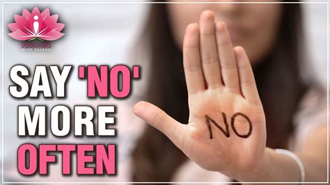 How To Say No When You Cant Say No More Often Soultalks With