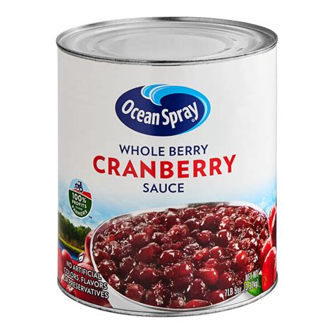 Ocean Spray Whole Berry Cranberry Sauce 10 Can