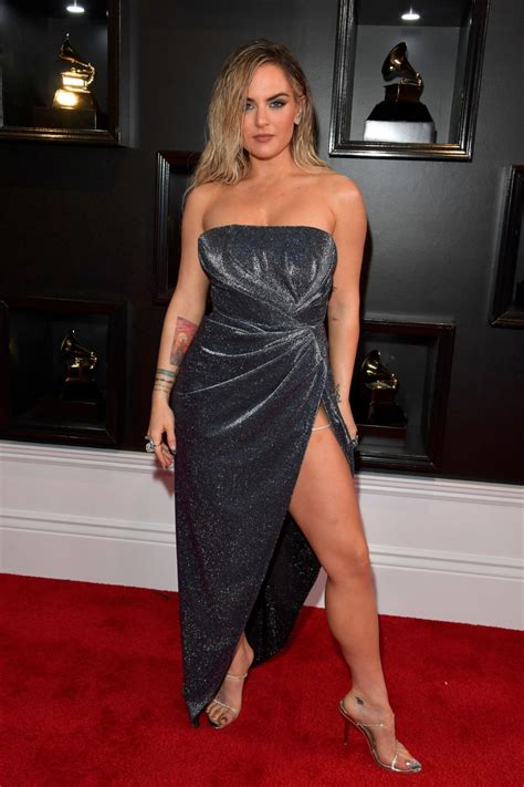 Joanna Levesque Sexy Legs At 62nd Annual Grammy Awards In Los Angeles