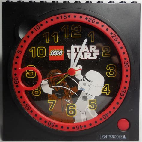 Lego Clock Unit Star Wars Stormtrooper And Chewbacca C001 Inventory