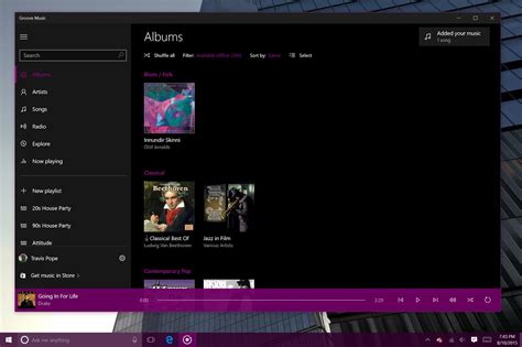 Groove Music For Windows 10 Review