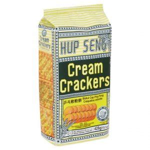 Cream cracker ice cream sandwiches. Hup Seng Cream Crackers