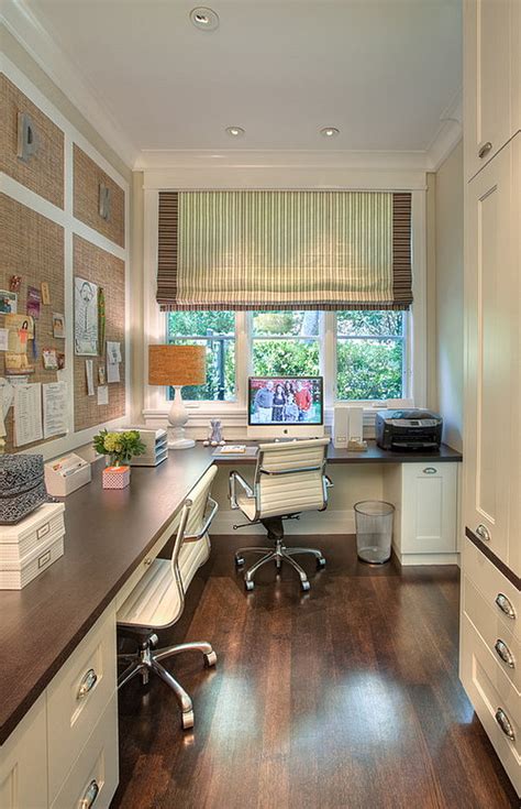 Traditional Home Office With A Feminine Touch Decoist