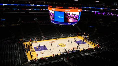 Staples Center Seating Chart Views And Reviews Los Angeles Lakers