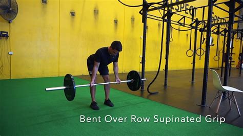 Bent Over Row Supinated Grip Youtube
