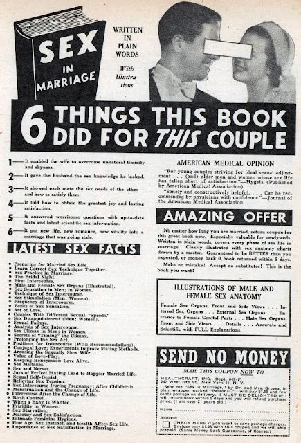 22 Vintage Ads For How To Sex Books From Between The 1950s And 1970s ~ Vintage Everyday