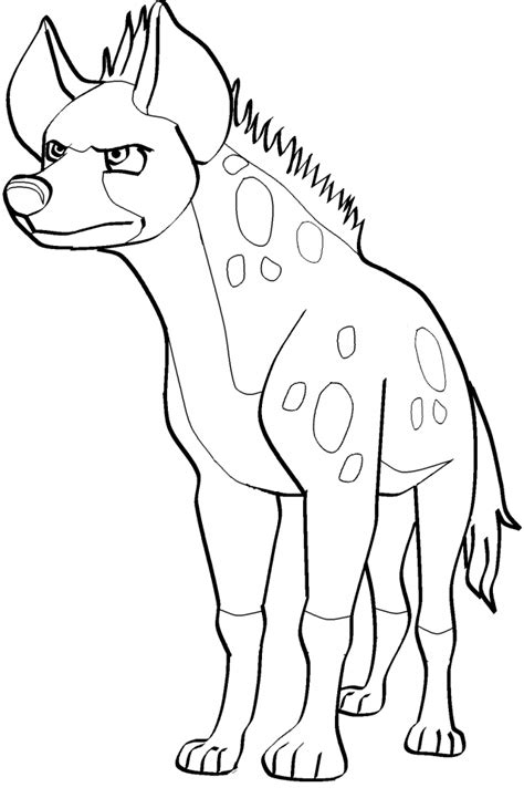 Hyena Coloring Pages Best Coloring Pages For Kids