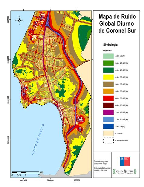 Línea Mapas De Ruido Ruido Ambiental