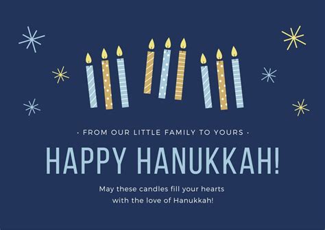 Free Printable Customizable Hanukkah Card Templates Canva